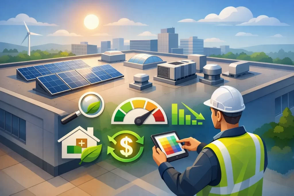 Commercial Roof Energy Audit for Lower Costs
